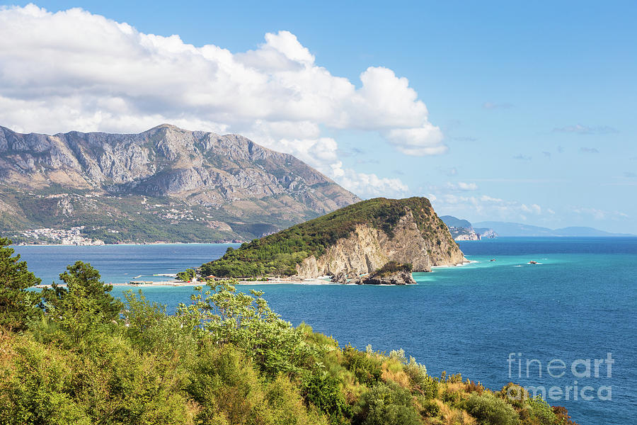 Adriatic coast in Montenegro Photograph by Didier Marti