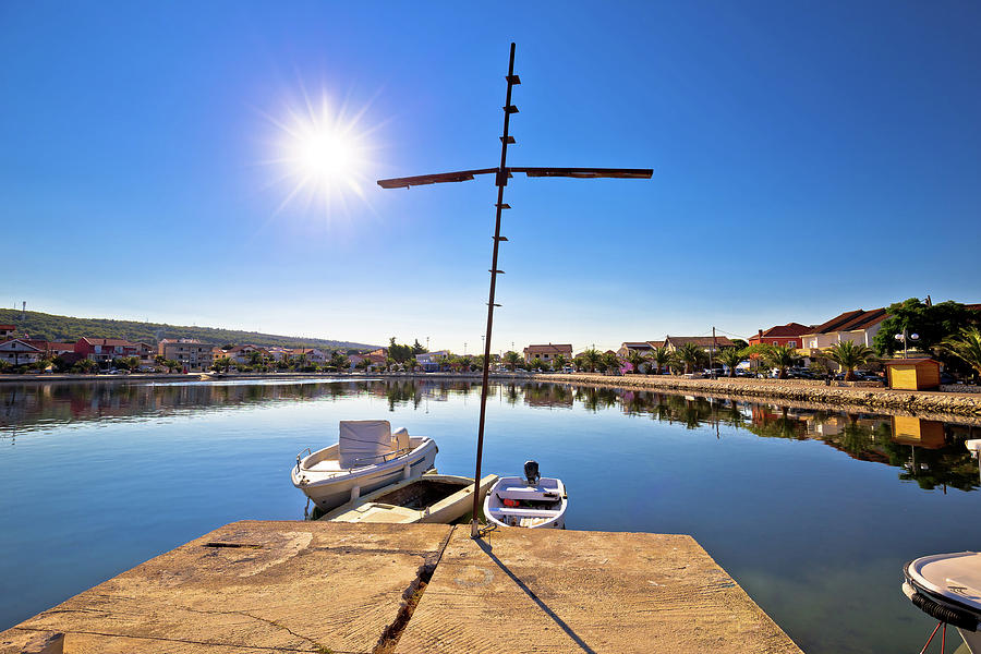 Adriatic village of Bibinje colorful waterfront view Photograph by Brch Photography