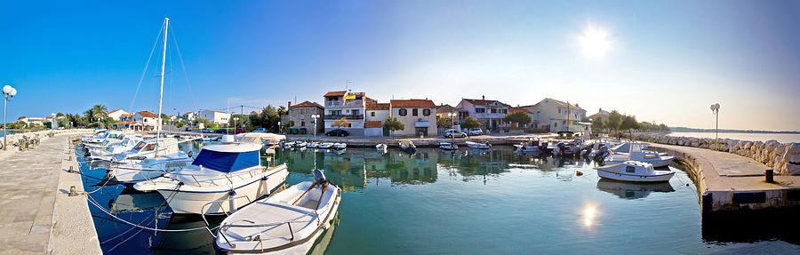 Adriatic Village Of Diklo Panoramic View Photograph