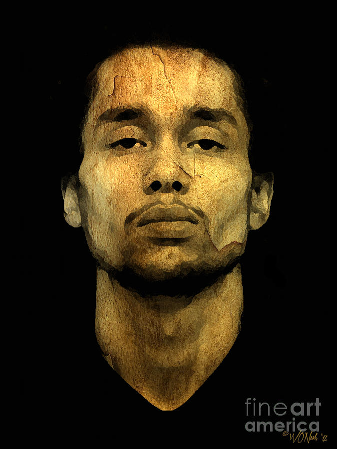 Portrait Digital Art - Adrien by Walter Neal