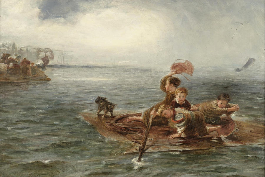 Adrift Painting by William McTaggart