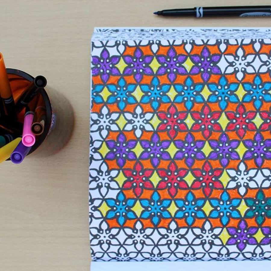 Crayola Photograph - #adultcolouring Have Lost My Heart To by Joanne Dewberry
