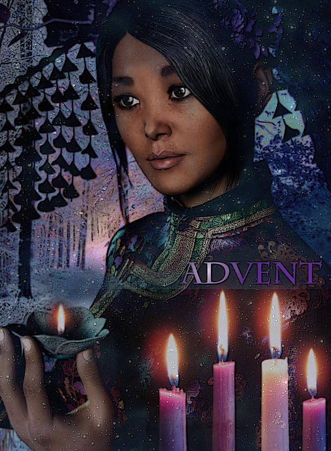 Advent Anna wang Painting by Suzanne Silvir
