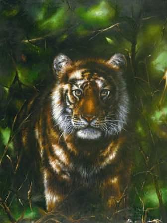Jungle Painting - Adventure  by Akiane Kramarik