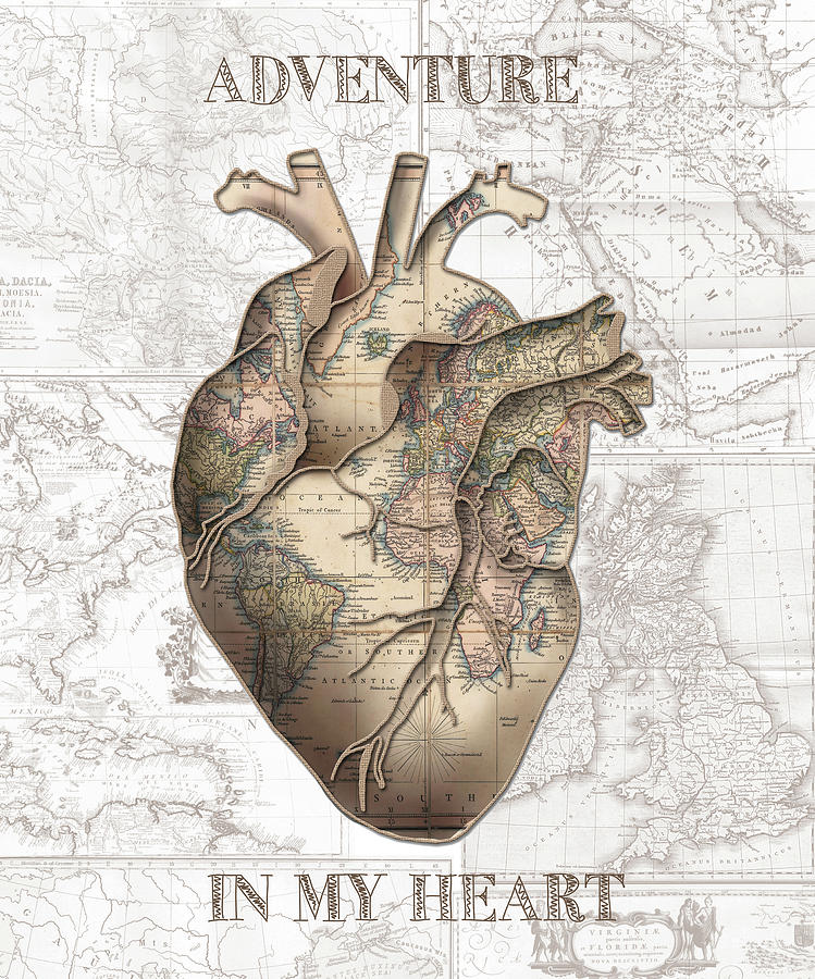 Adventure Heart Digital Art by Bekim M