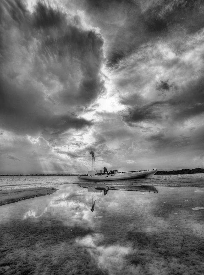 Black And White Photograph - Adventure in Panama City Beach by JC Findley