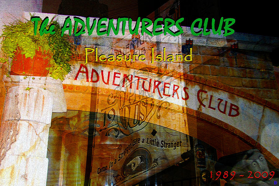 Adventurers Club  Mixed Media by David Lee Thompson