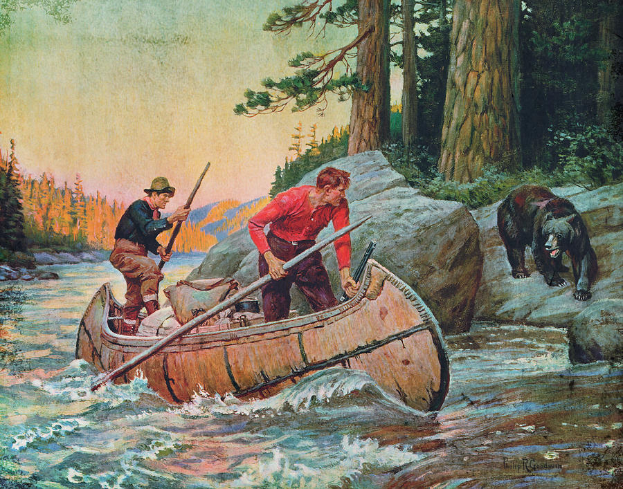 Adventures On The Nipigon Painting by JQ Licensing