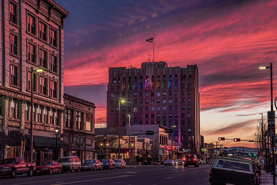 A.E. Larson Building, Yakima Photograph by Mike Adams