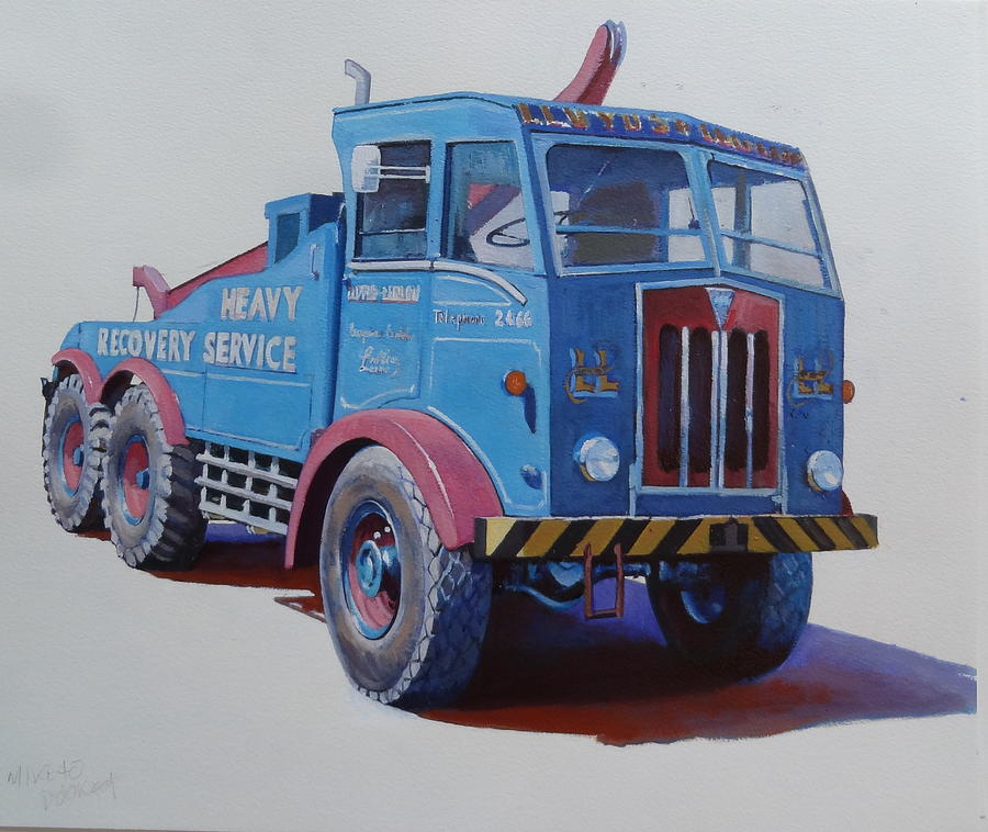AEC Militant Lloyds Painting by Mike Jeffries