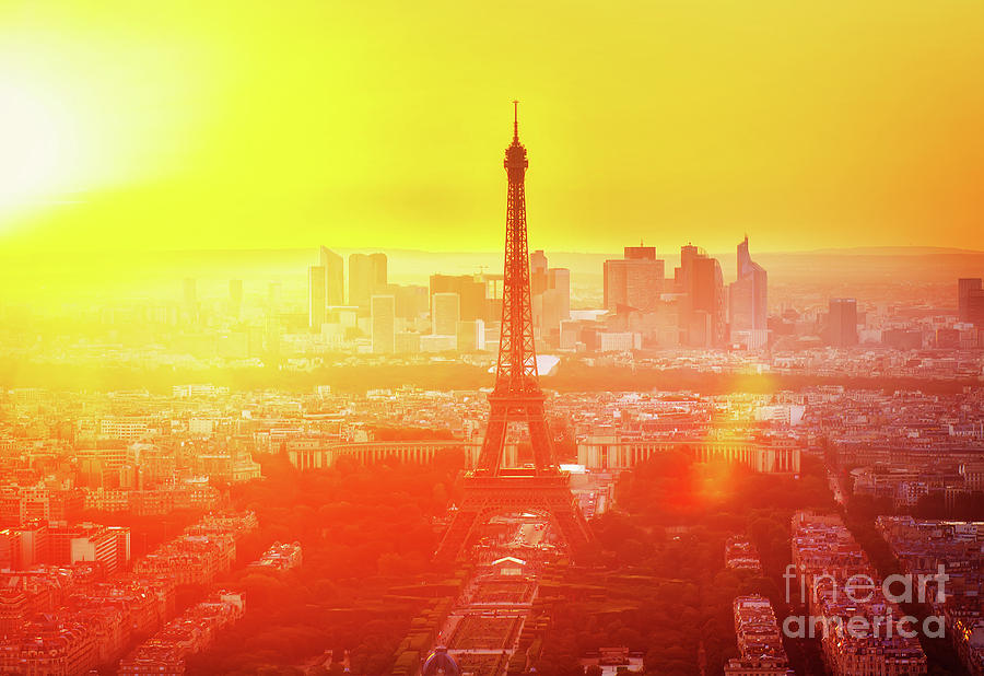 Sunset in Paris  #2 Photograph by Anastasy Yarmolovich