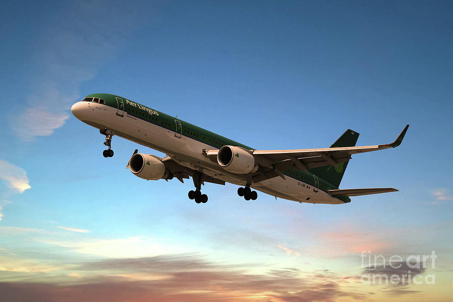 Aer Lingus Boeing 757 Digital Art by Airpower Art