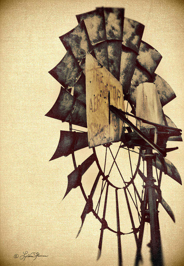 Windmill Photograph - Aerator by LeAnne Nesbitt