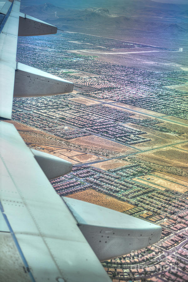 Aerial Right Turn for Landing Photograph by David Zanzinger