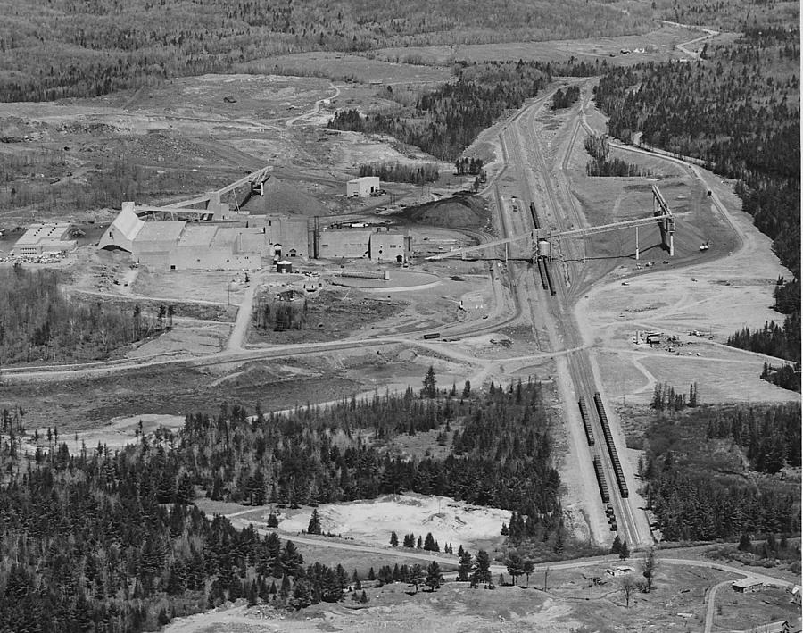 Aerial Shot of Ore Plant  Photograph by Chicago and North Western Historical Society
