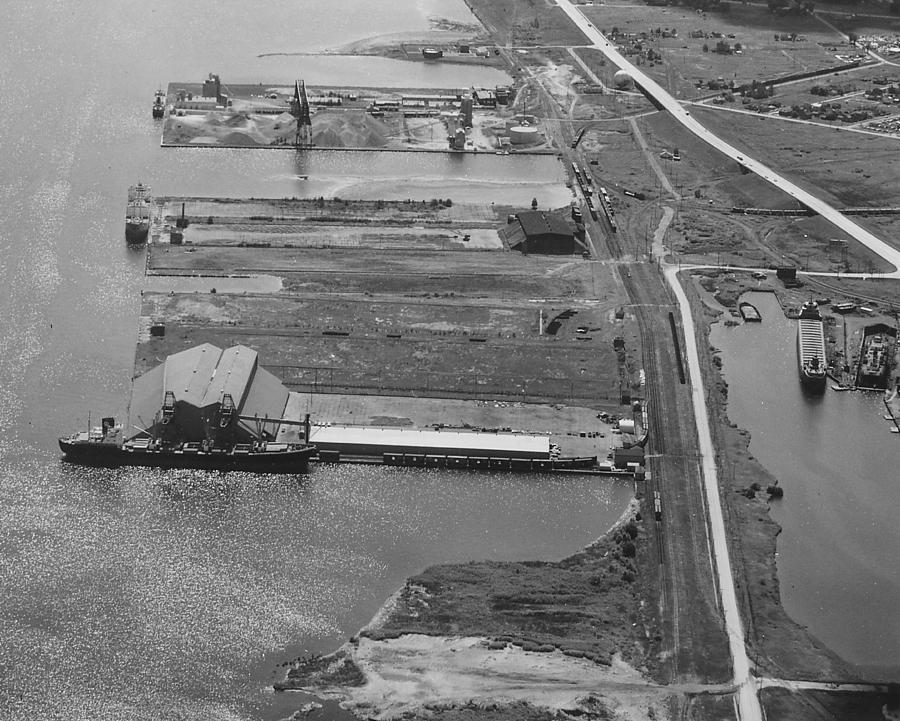 Aerial Shot of Superior and Duluth Photograph by Chicago and North Western Historical Society