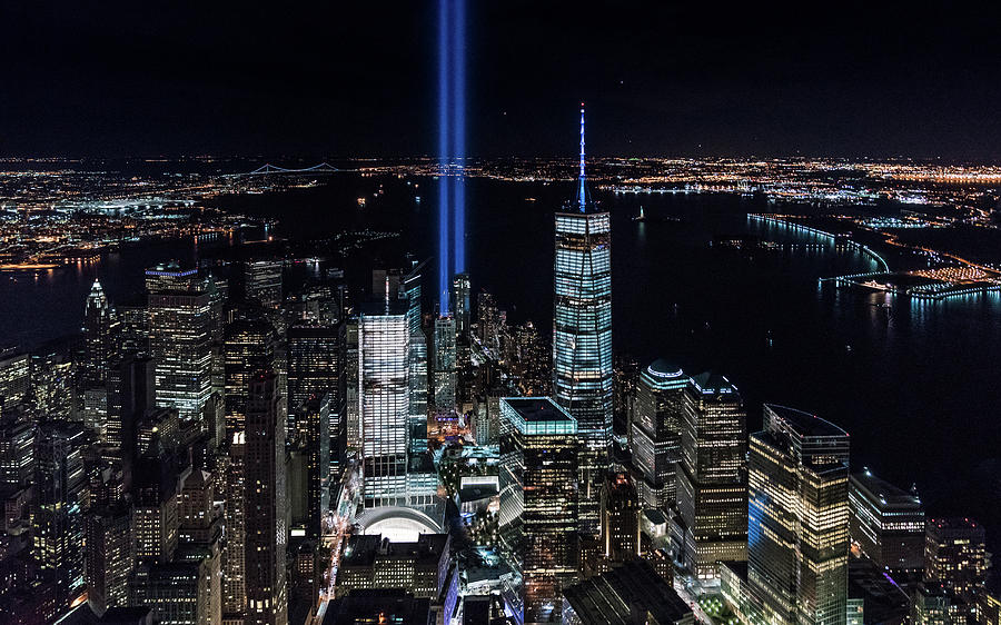 Aerial Tribute in Light Photograph by Michael Lee