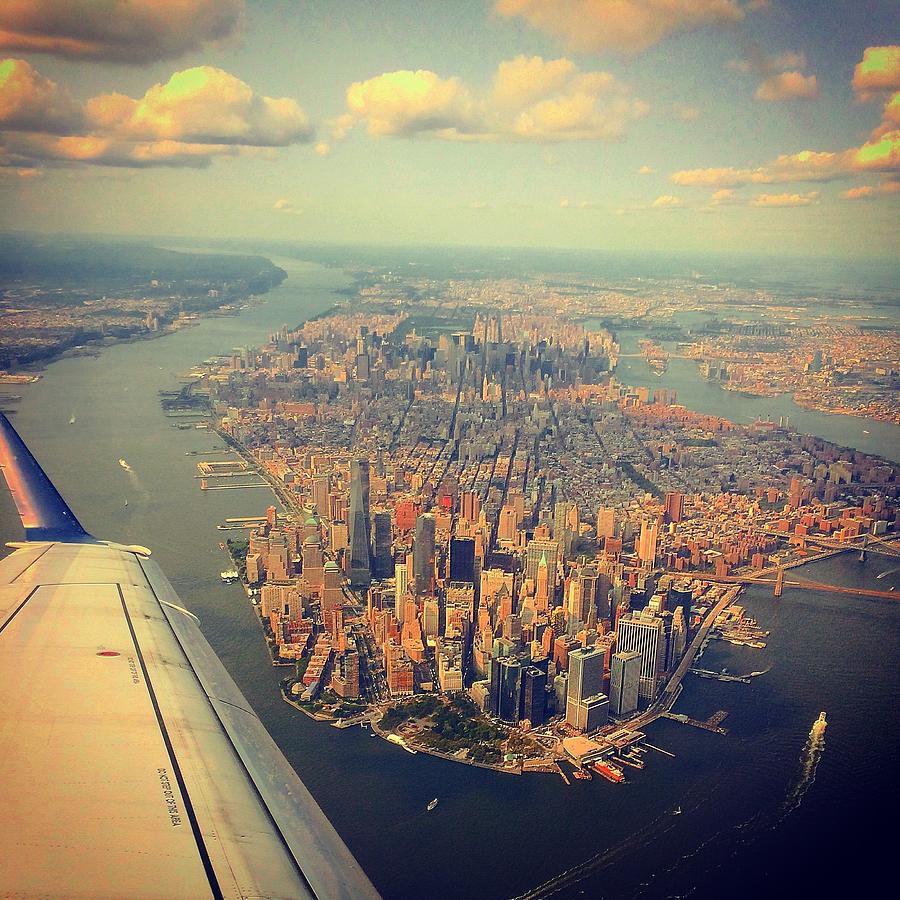 Aerial View NYC Photograph by Kathleen McGinley