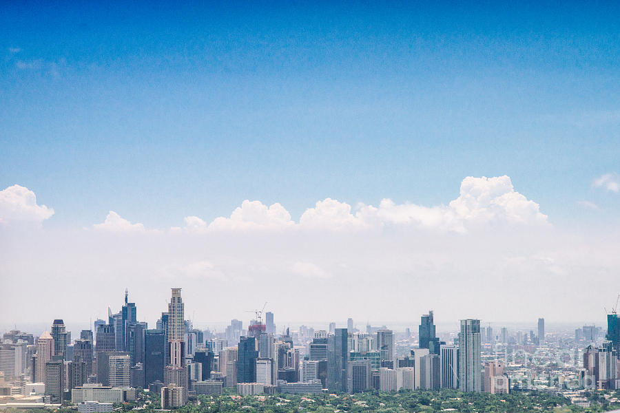 Aerial View Of Manila Photograph by Tuimages - Fine Art America