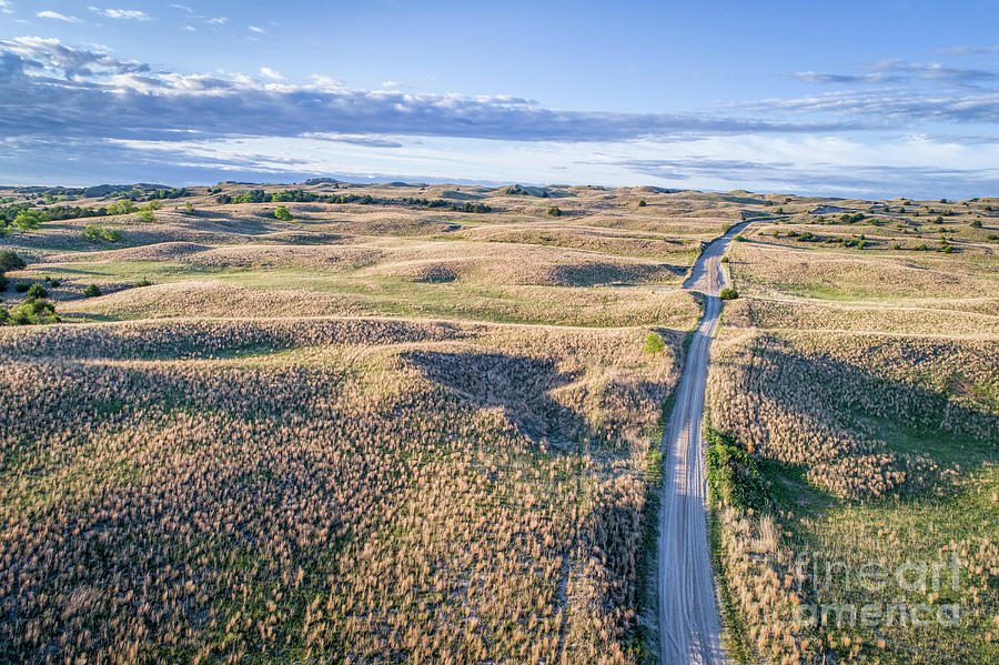 aerial view of Nebraska Sandhills  Photograph by Marek Uliasz