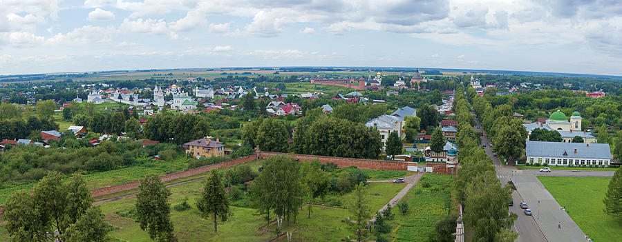 Aerial View Of Suzdal City From Belltower Of Alexander Monastery Photograph