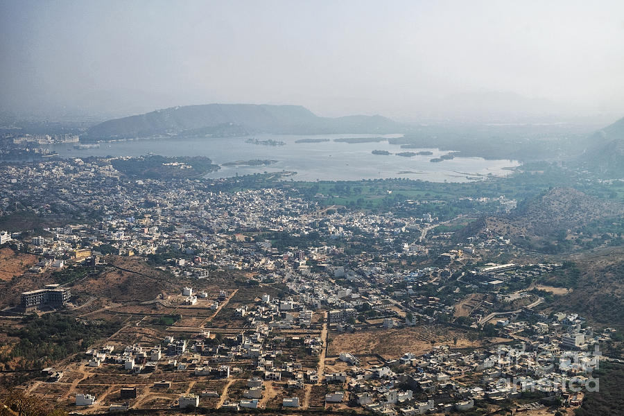 Aeriel View of Udaipur from Monsoon Palace by Yew Kwang Aeriel View of Udaipur from Monsoon Palace by Yew Kwang