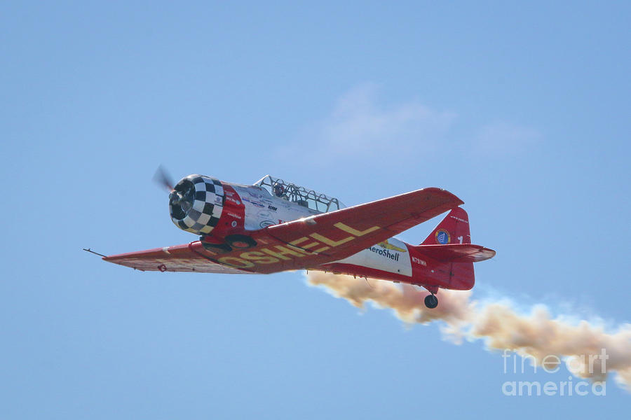 Aeroshell Pilot in Cockpit Photograph by Tom Claud
