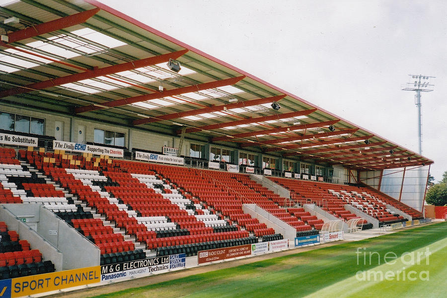 AFC Bournemouth - Dean Court - Main Stand 1 - May 2002 Photograph by Legendary Football Grounds