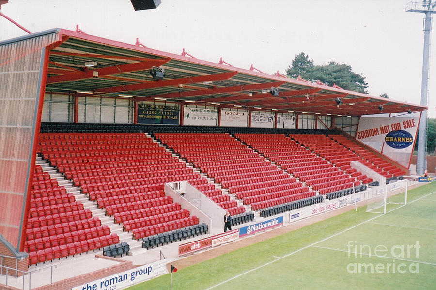 AFC Bournemouth - Dean Court - North Stand 1 - August 2003 Photograph by Legendary Football Grounds