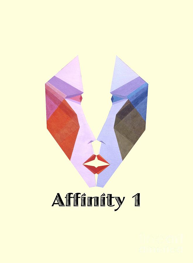 Tarot Painting - Affinity 1 text by Michael Bellon Tarot Painting - Affinity 1 text by Michael Bellon