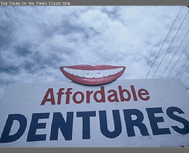 Black And White Photograph - Affordable Dentures by Billy Tucker