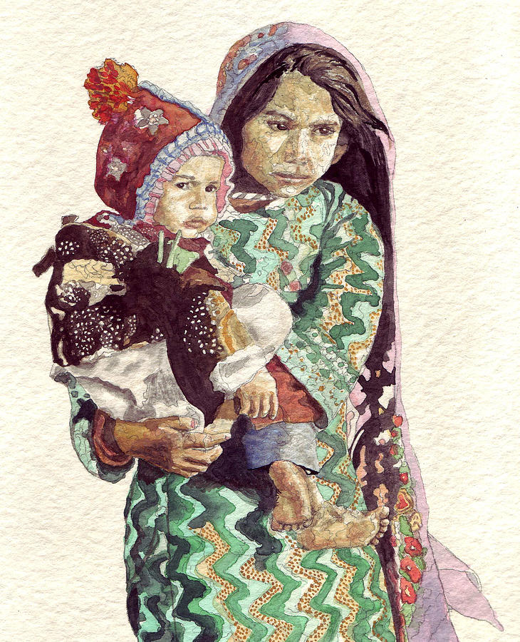 Afghanis Painting by Julia Collard