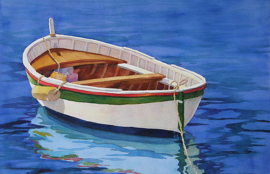 Afloat Painting by Judy Mercer