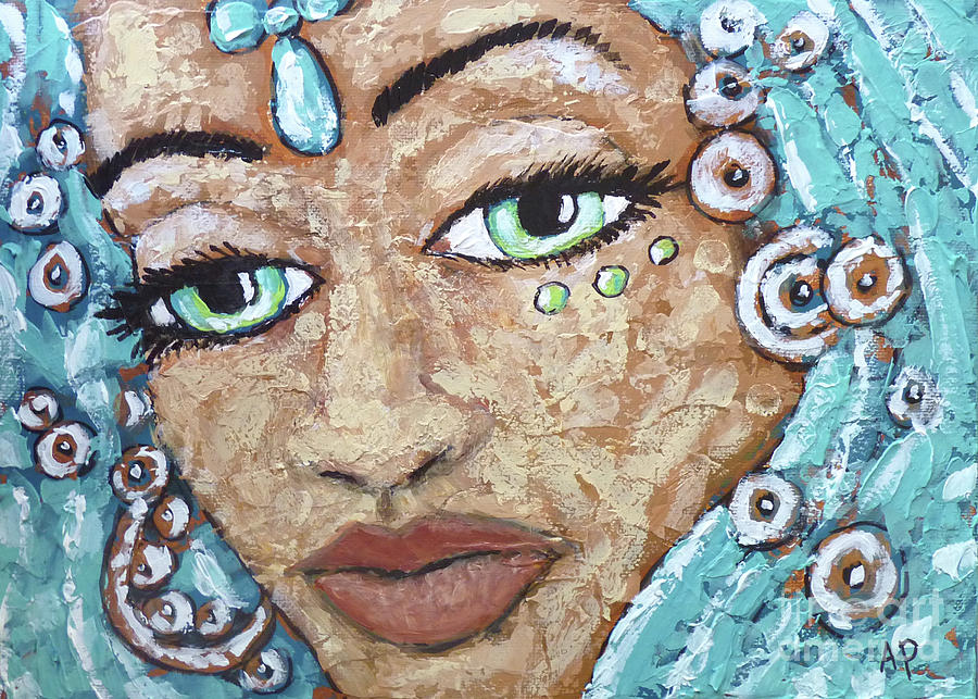 African Queen Painting by Audrey Peaty