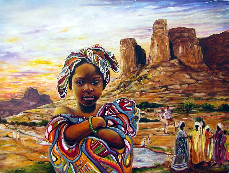 Africa Painting by Emery Franklin