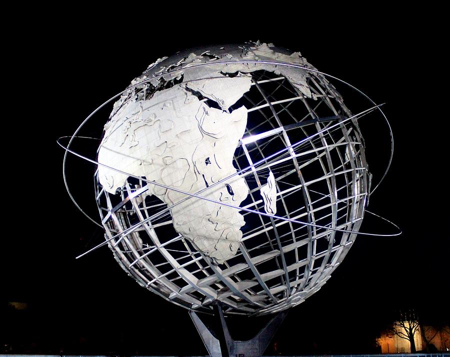 Africa On The Unisphere Photograph by Karen Silvestri