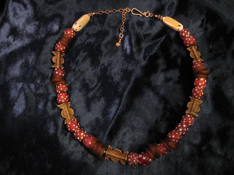 African bead necklace Jewelry by Jan Durand - Fine Art America