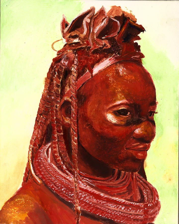 African Beauty Painting by Portraits By NC