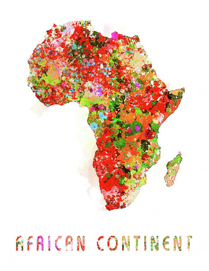 African Continent Digital Art by Reynaldo Williams