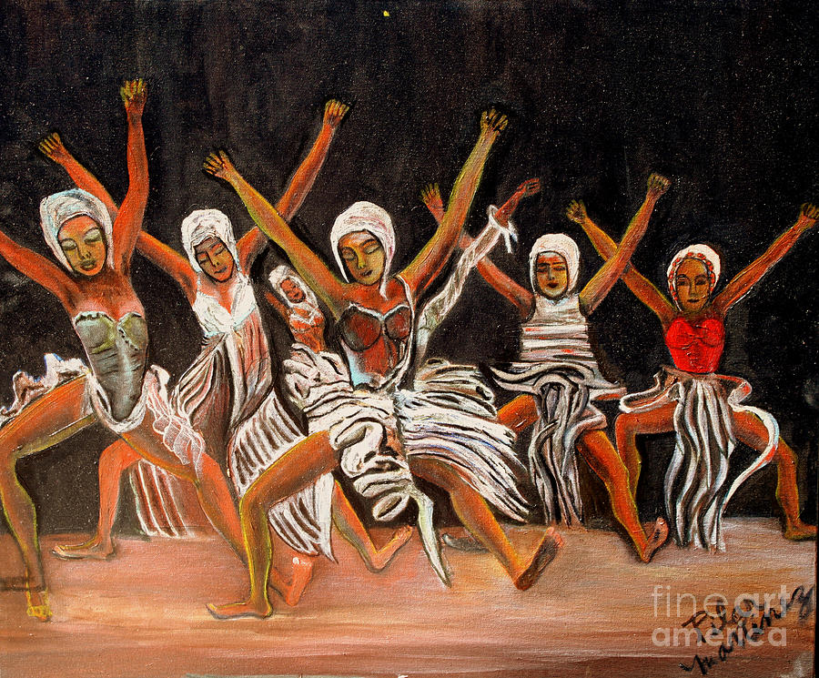 African Dance Drawing