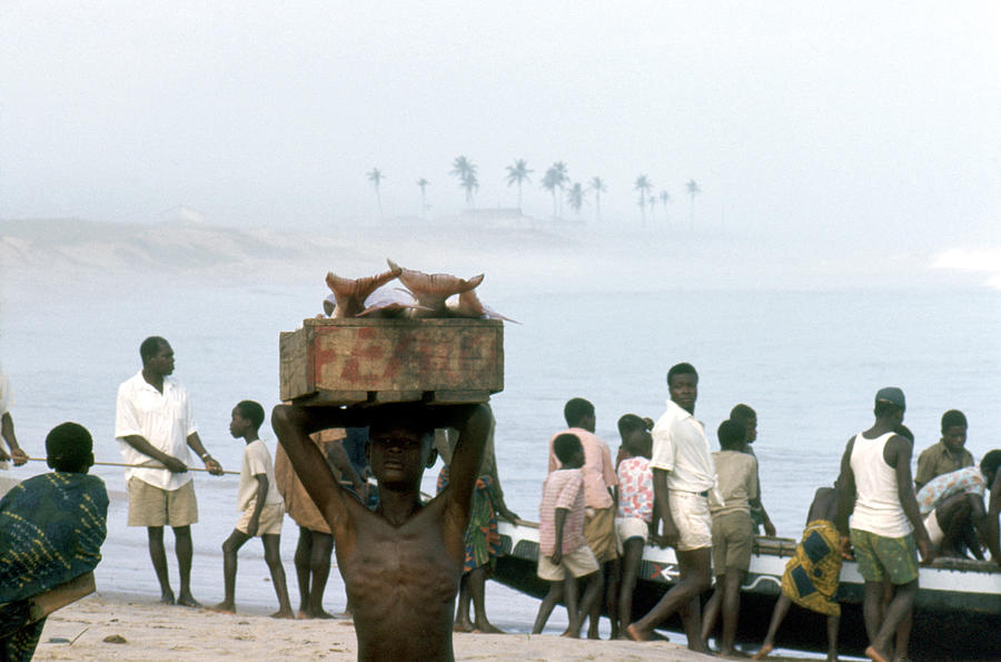 Fish Photograph - African Fishermen by Erik Falkensteen