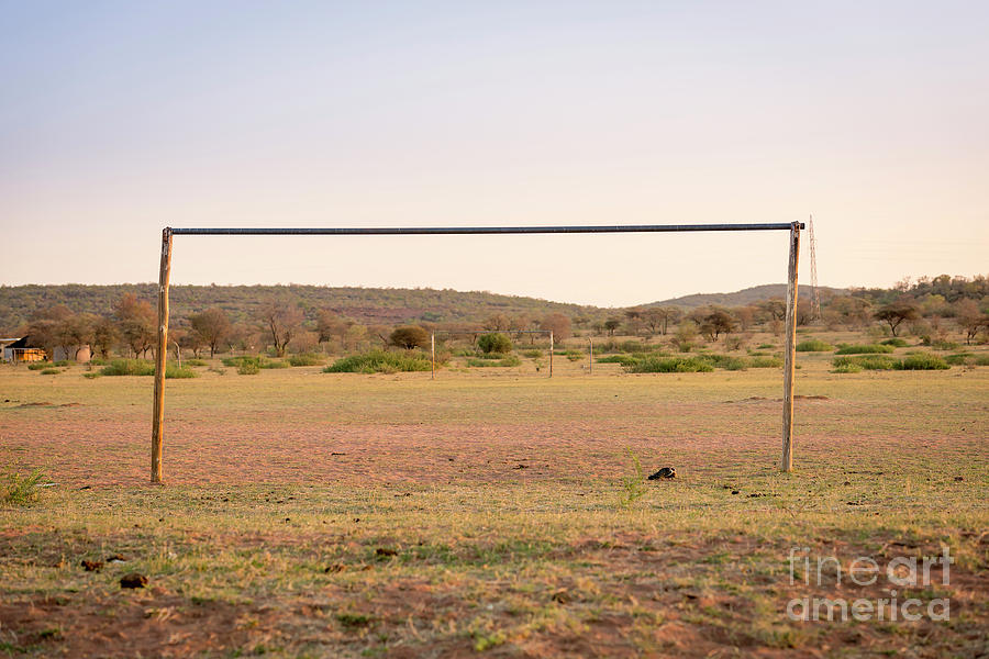 African Football Field Photograph