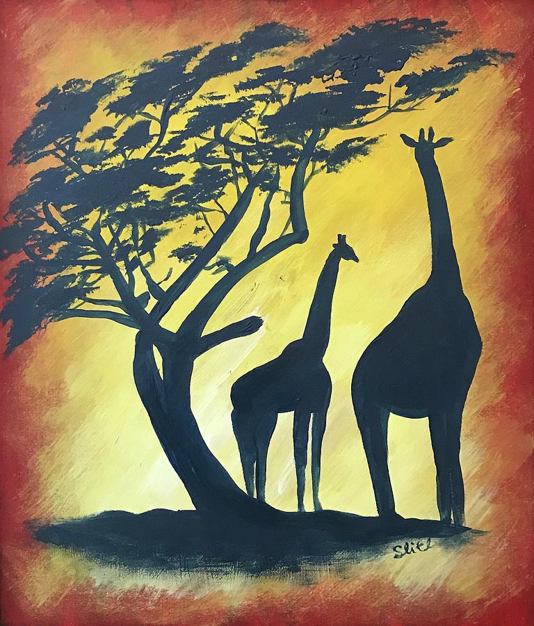 African Giraffes by Sean Linell Ivy-El African Giraffes by Sean Linell Ivy-El