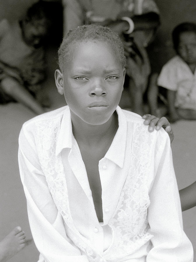 Black And White Photograph - African Girl by Shaun Higson