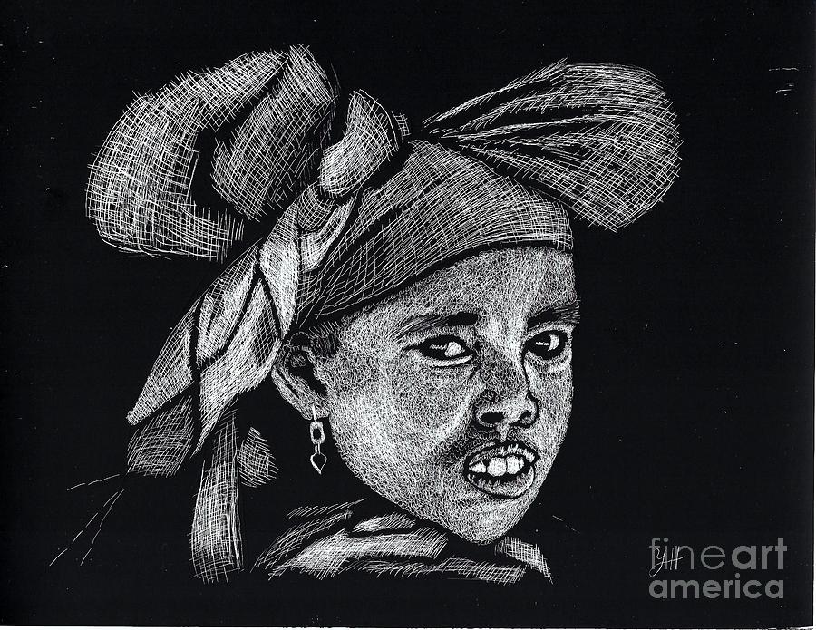 African girl  Digital Art by Yenni Harrison