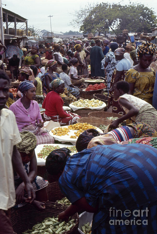African Market Photograph by Erik Falkensteen