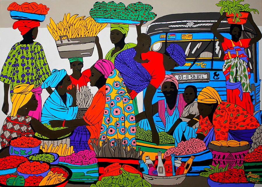 African Town by Irene Latham