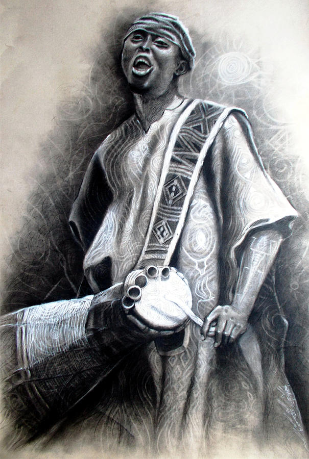 African Rythm Painting by Bankole Abe