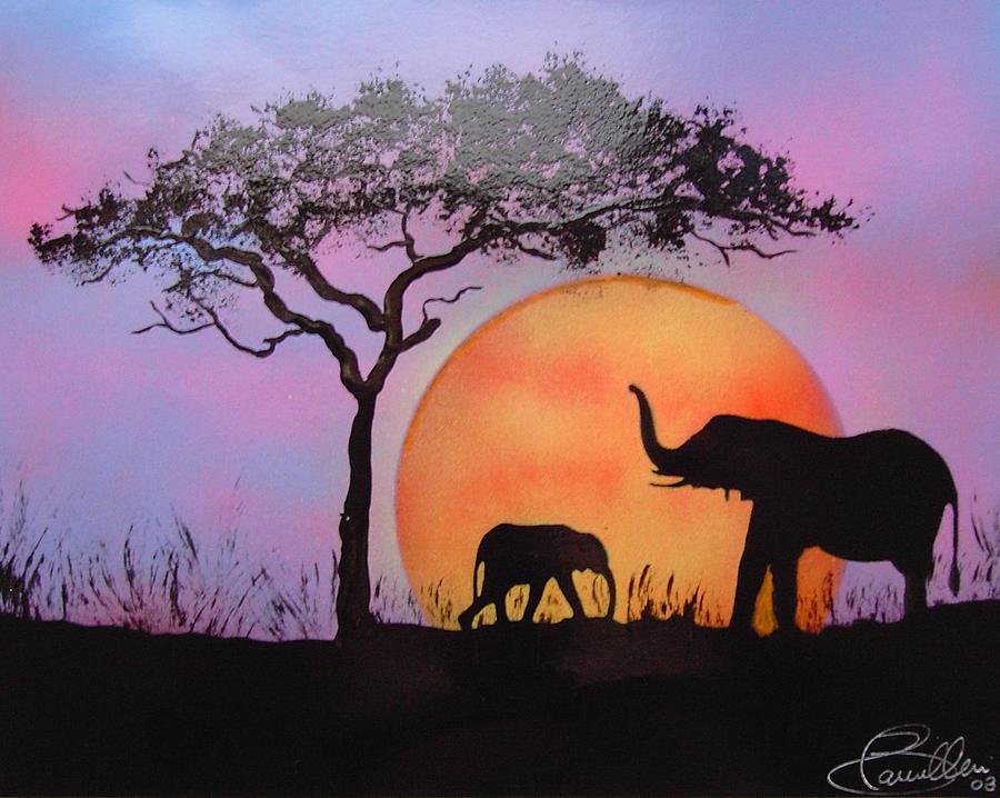 African Skies Painting by Bryan Camilleri - Fine Art America