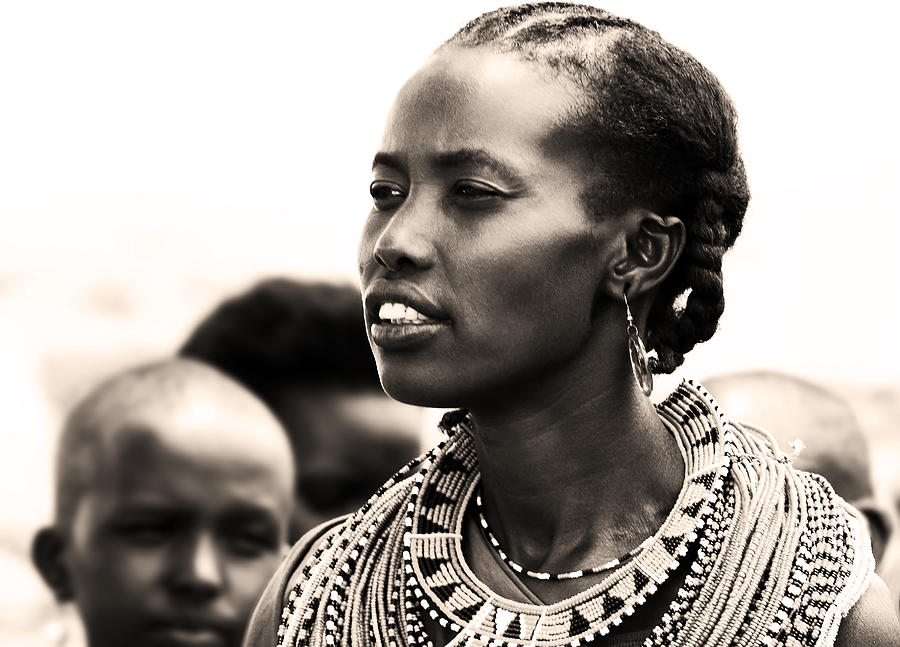 African woman Photograph by Anna Om